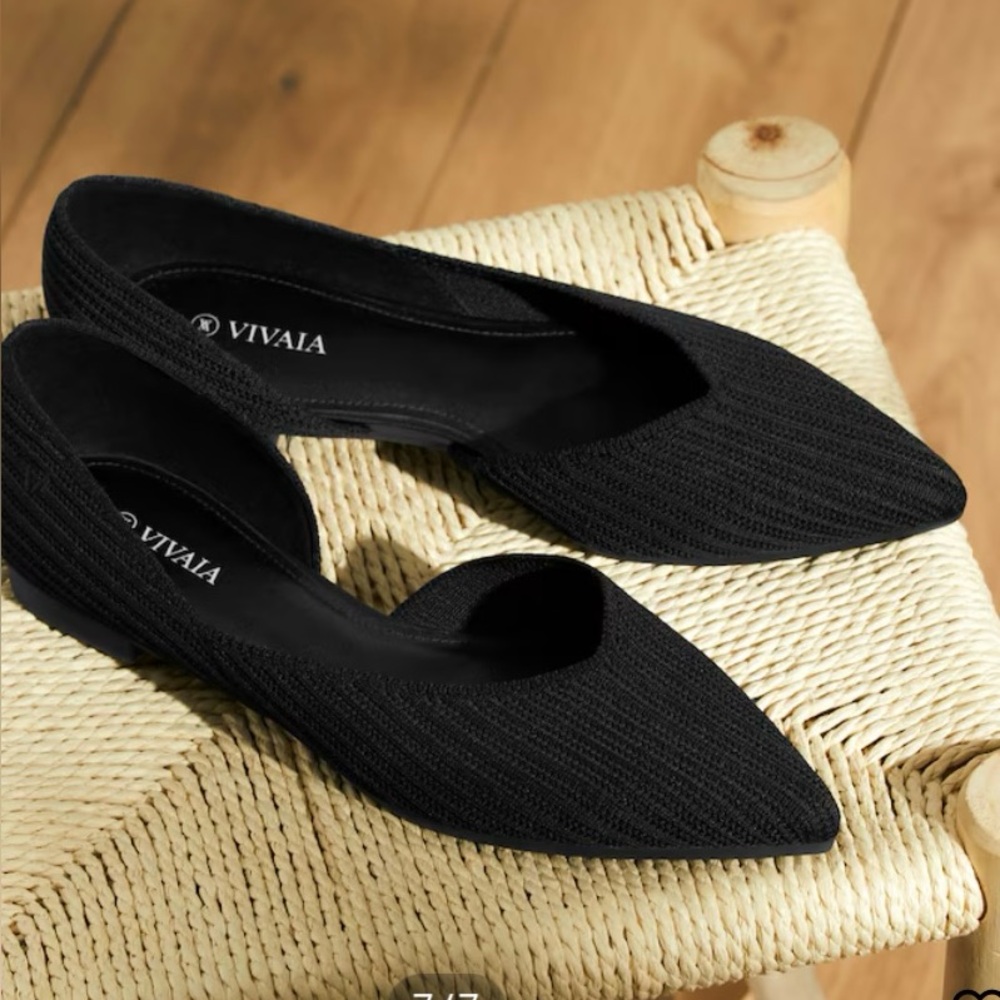 Women's Black Flats